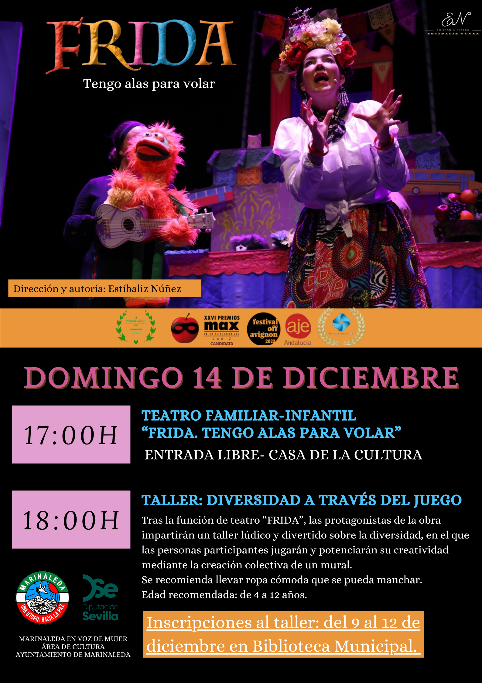 TEATRO FAMILIAR-INFANTIL ¿FRIDA. TENGO ALAS PARA VOLAR¿ (4)